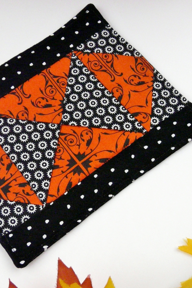 Halloween Dracula embroidery doll and mini Quilt pattern, #392 Halloween Dracula embroidery doll and mini Quilt pattern