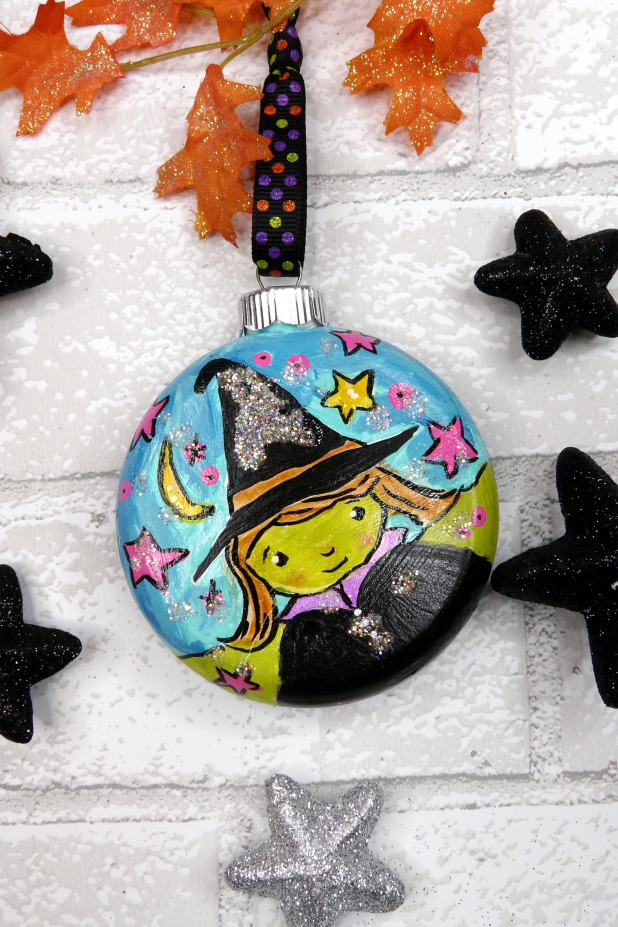 Halloween wicked witch ornie
