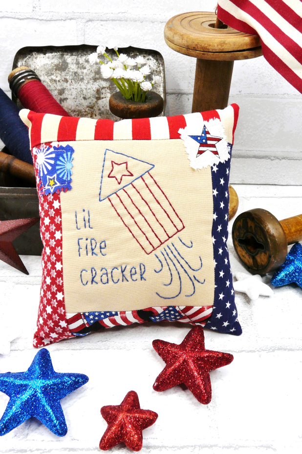 Fire cracker mini pillow bowl filler finished product
