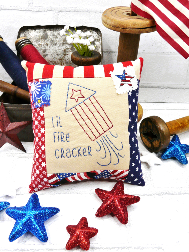 Fire cracker mini pillow bowl filler finished product