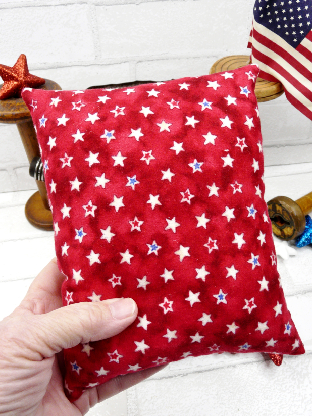 back- Finished embroidery american pillow bowl filler decoration