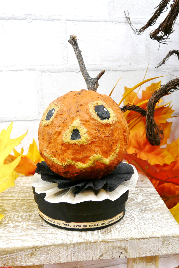 pumpkin treat container box- Halloween