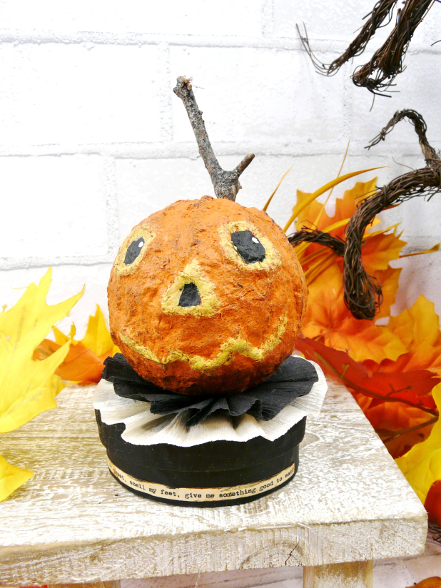 pumpkin treat container box- Halloween