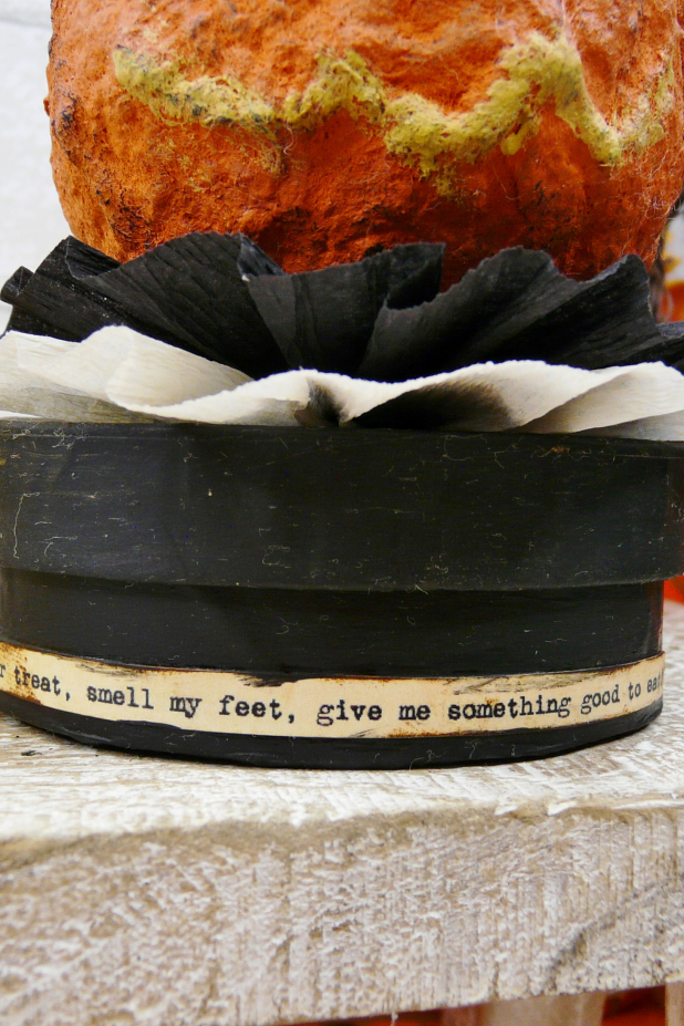 pumpkin treat container box- Halloween
