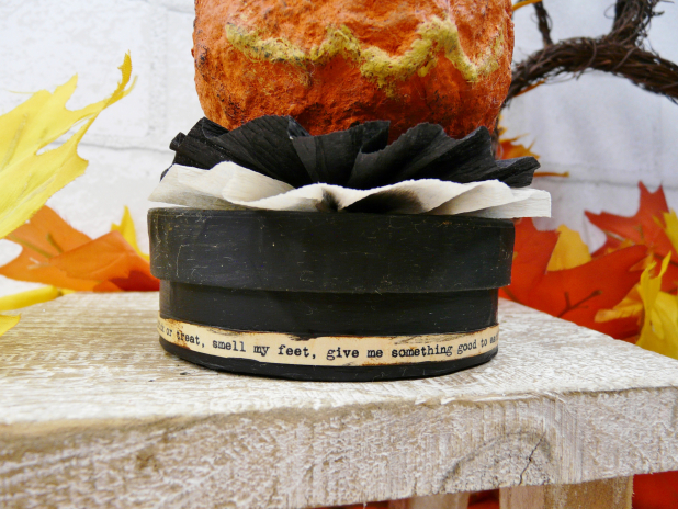 pumpkin treat container box- Halloween