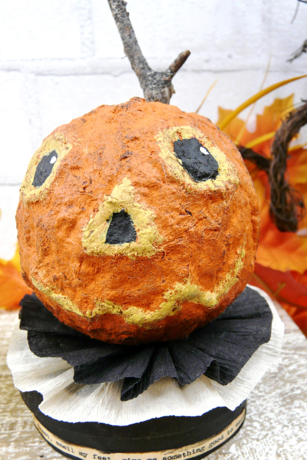pumpkin treat container box- Halloween
