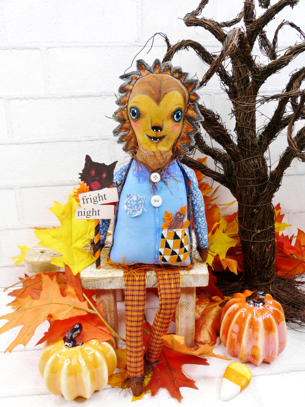 The wolf man doll - Halloween decoration