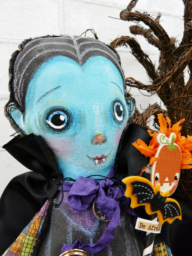 Count Dracula art doll - Halloween spooky decoration