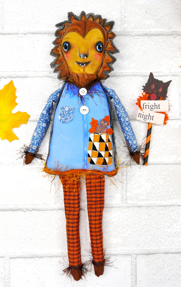 The wolf man doll - Halloween decoration