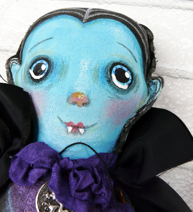 Count Dracula art doll - Halloween spooky decoration