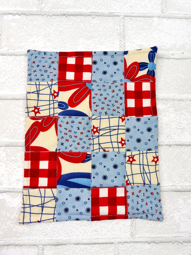 Raggedy Ann doll - embroidery pattern with quilt