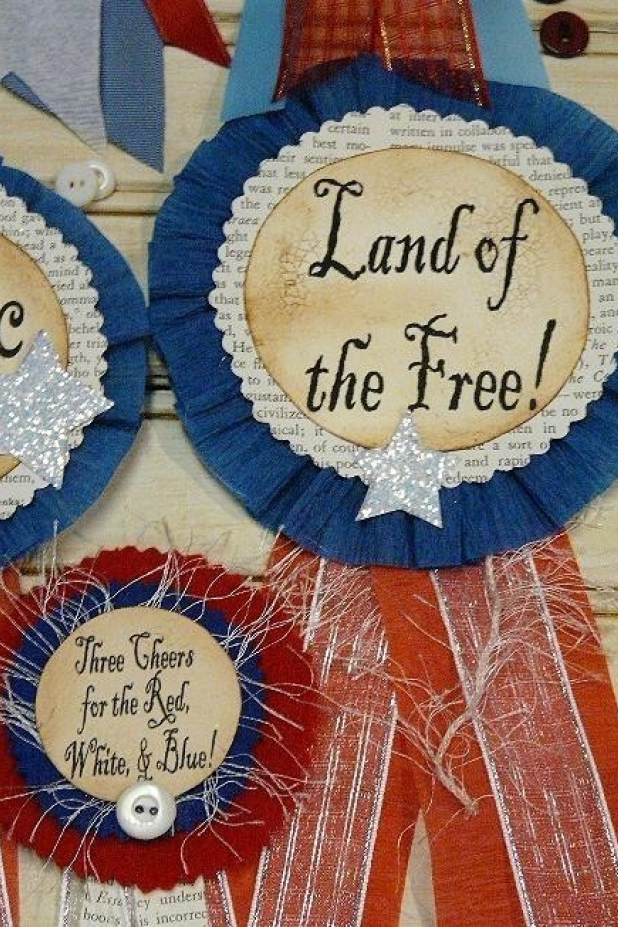 Patriotic Badges pin pattern