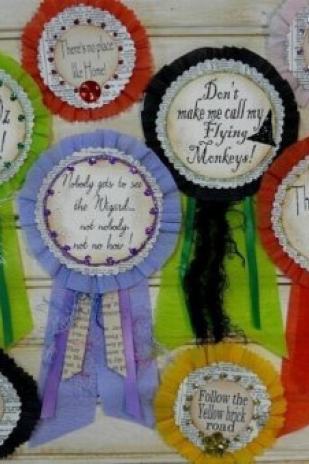 OZ Badges pin brooch pattern OZ Badges pin brooch pattern