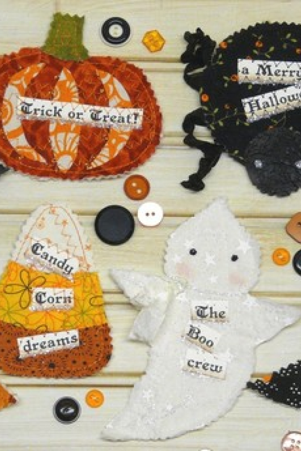 Halloween Party Pins & Ornament pattern