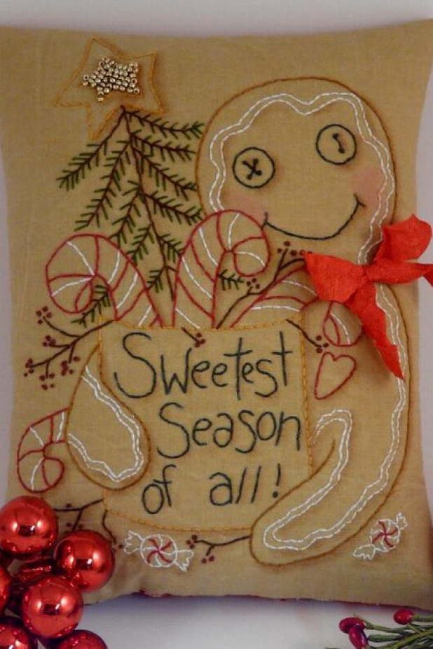 Sweetest season of all Stitchery pattern embroidery christmas