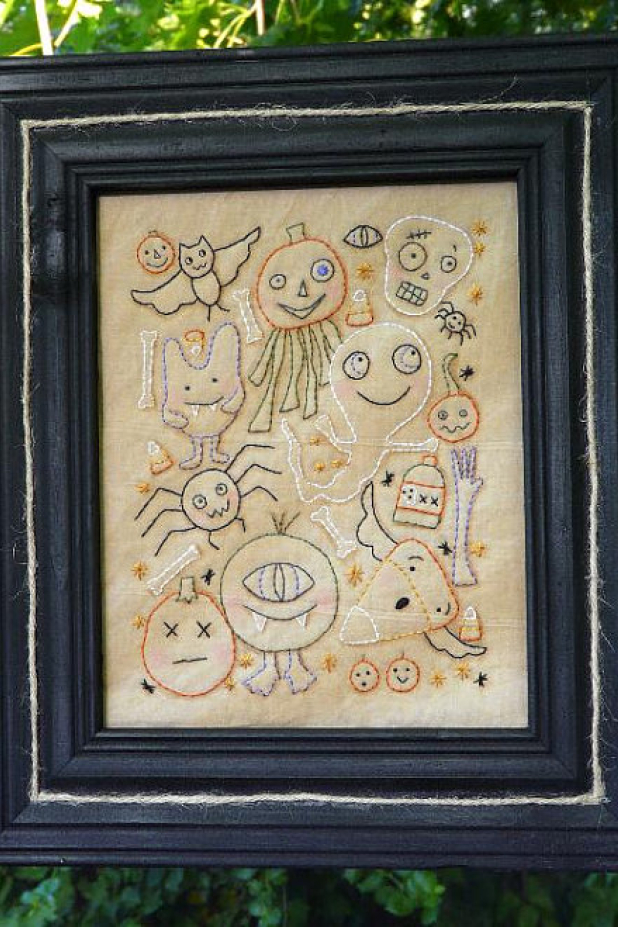 Hob Goblin Halloween Stitchery embroidery pattern