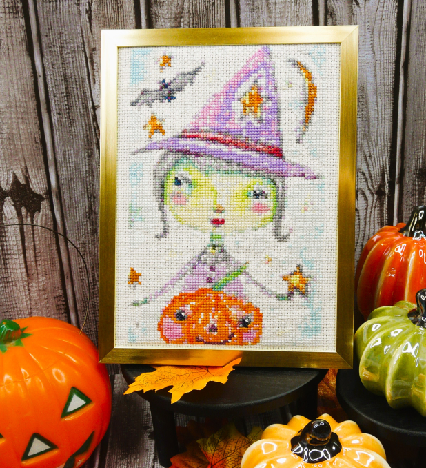 Halloween Witchy Poo cross stitch PDF Pattern - stitchery embroidery Cross-Stitch witch Halloween Witchy Poo cross stitch PDF Pattern - stitchery embroidery Cross-Stitc