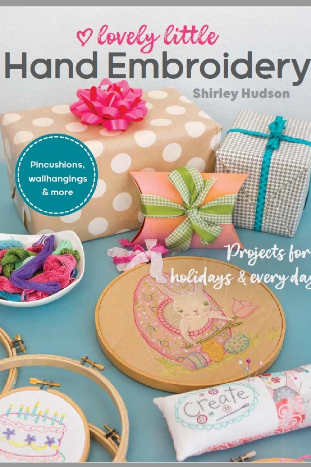 Lovely little hand embroidery book- by Shirley Hudson signed copy Lovely little hand embroidery book- by Shirley Hudson author