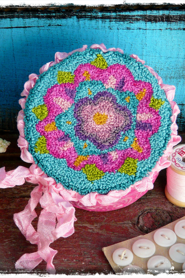Blooming Blossom Punch needle Pattern flower