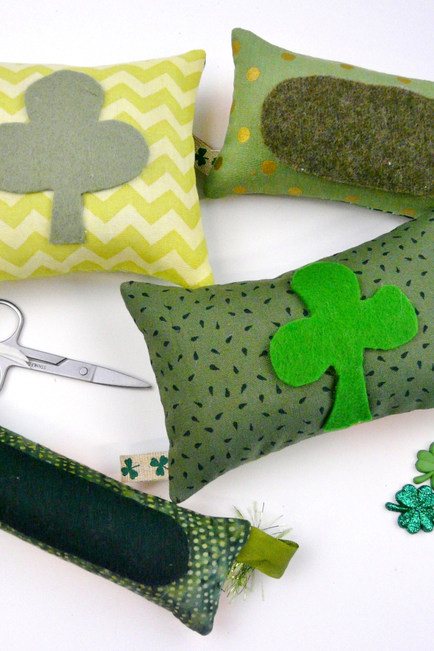 clover st Patrick's day pincushion pattern