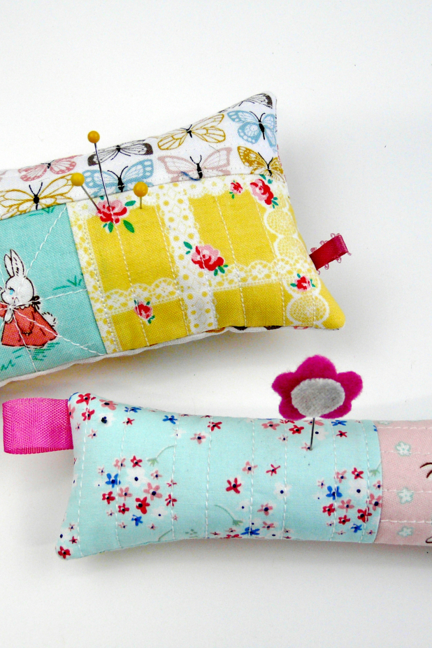 Easter bunny spring pincushions pattern