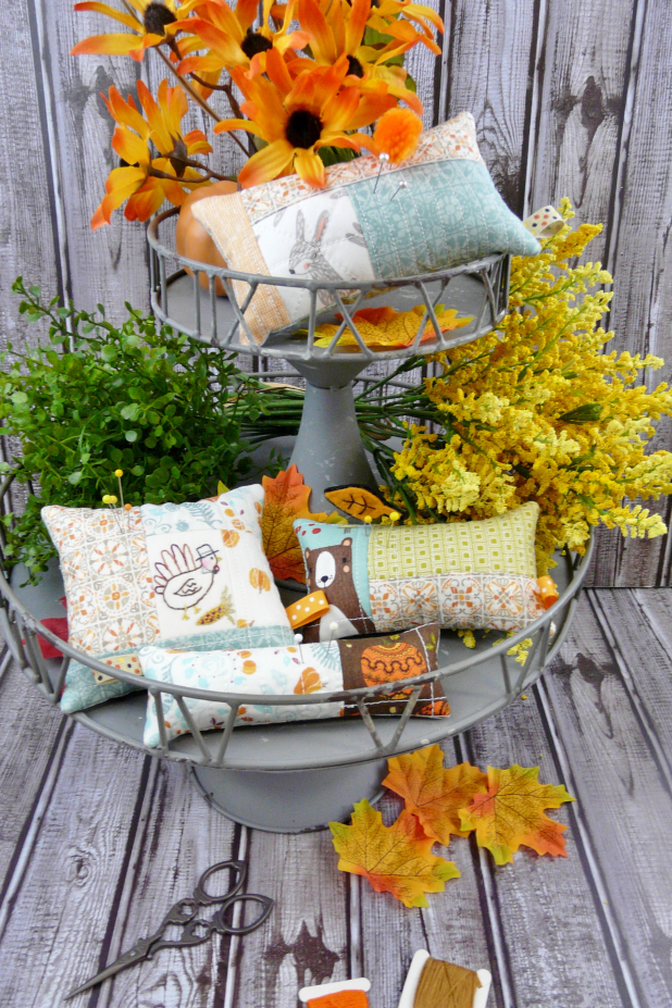 thanksgiving pincushions pattern 4 designs