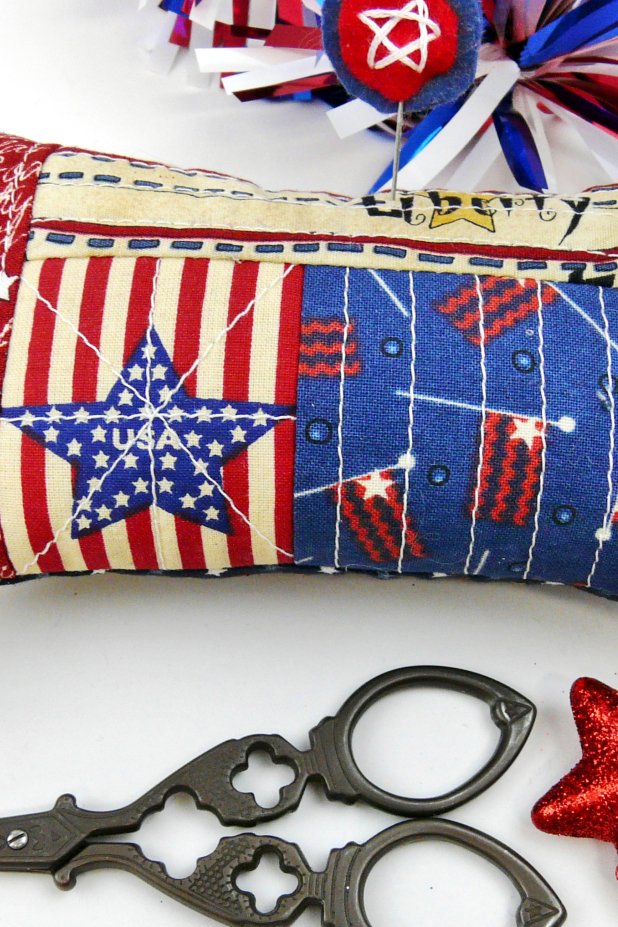 4th of july pincushions pinkeep pattern