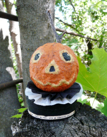 pumpkin treat container box- Halloween
