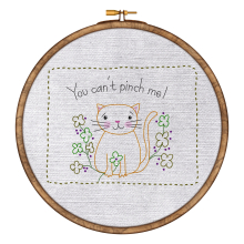 Lucky cat hand embroidery design- no pinching